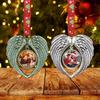 Photo Frame Pendant Angel Wings and Heart-shaped Valentines Day Christmas Party Holiday Party Props Christmas Tree Ornaments