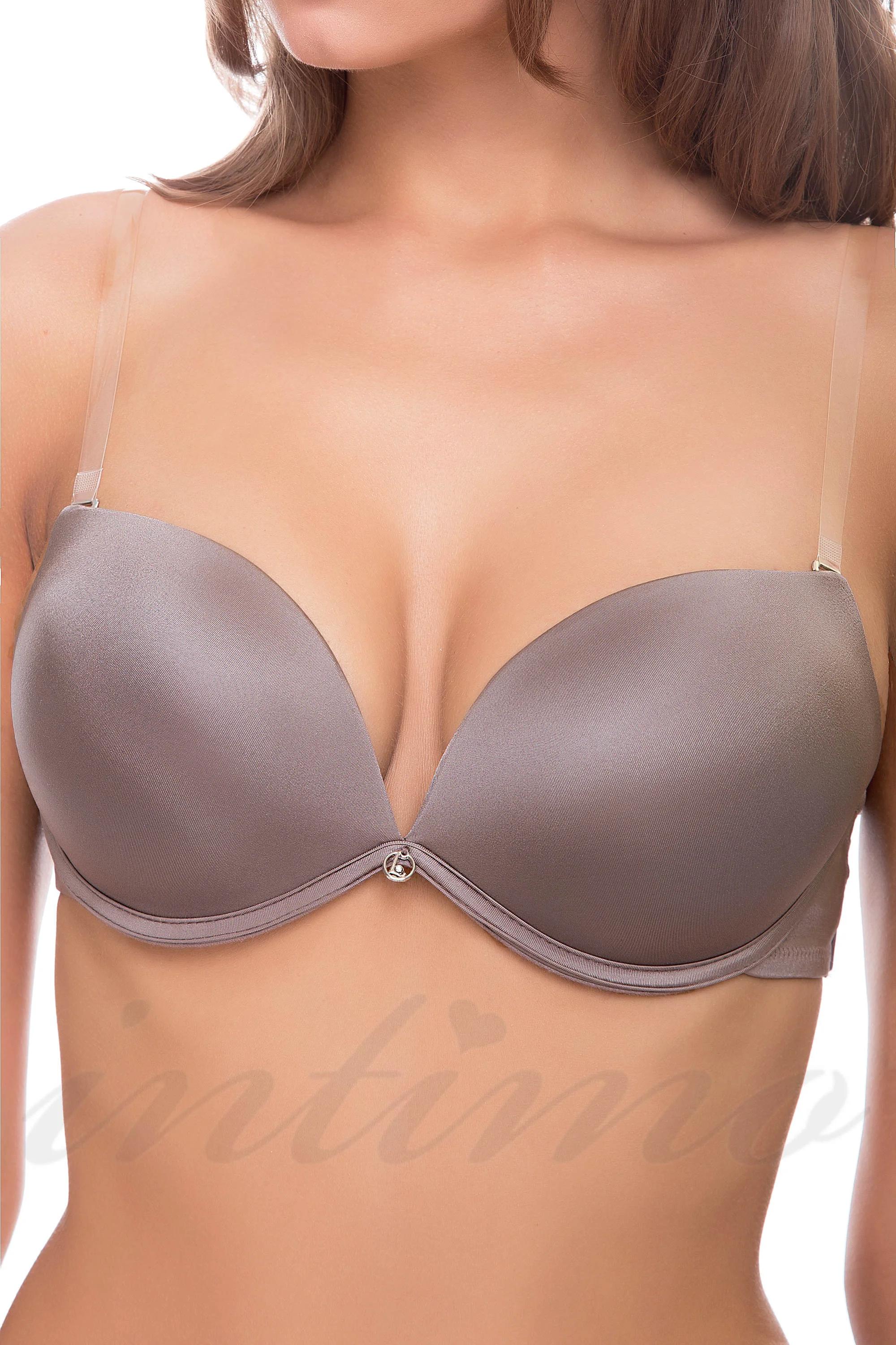 

Бюстгальтер push-up gel подвійний Lormar (17263) 65B brown-nose кольору