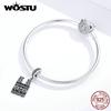 WOSTU Dije de Notre Dame de París en plata de ley 925 100 % compatible con pulseras originales.