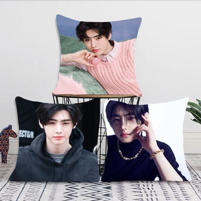 Park Sunghoon Cantante Pop Funda de Almohada Almohada Cuadrada Dormitorio Sofá Ocio Comodidad Cojín Coche Sala de Estar Decoración del Hogar 40X40