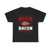 Camiseta 'Fui Bacon a Vida Toda' Presente Engraçado para Carnívoro Camiseta Pesada de Algodão Unissex
