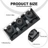 Black Lock Nut Chrome Gold Length: 42mm; Width: 15.5mm