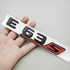 3D ABS Chroom Zwart Auto Letters E63 E63S Logo Embleem Sticker Auto Kofferbak Badge Decals Voor Mercedes Benz E63 E63S W213 Accessoires QK0