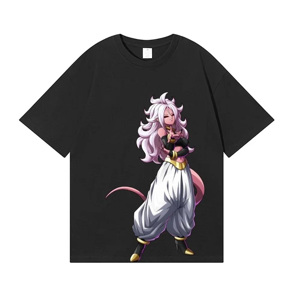 Dragon Ball Android 21 Japanese Style Classic Tee Highquality Streetwear Unisexs Clothing Unisex Clothing T Shirt