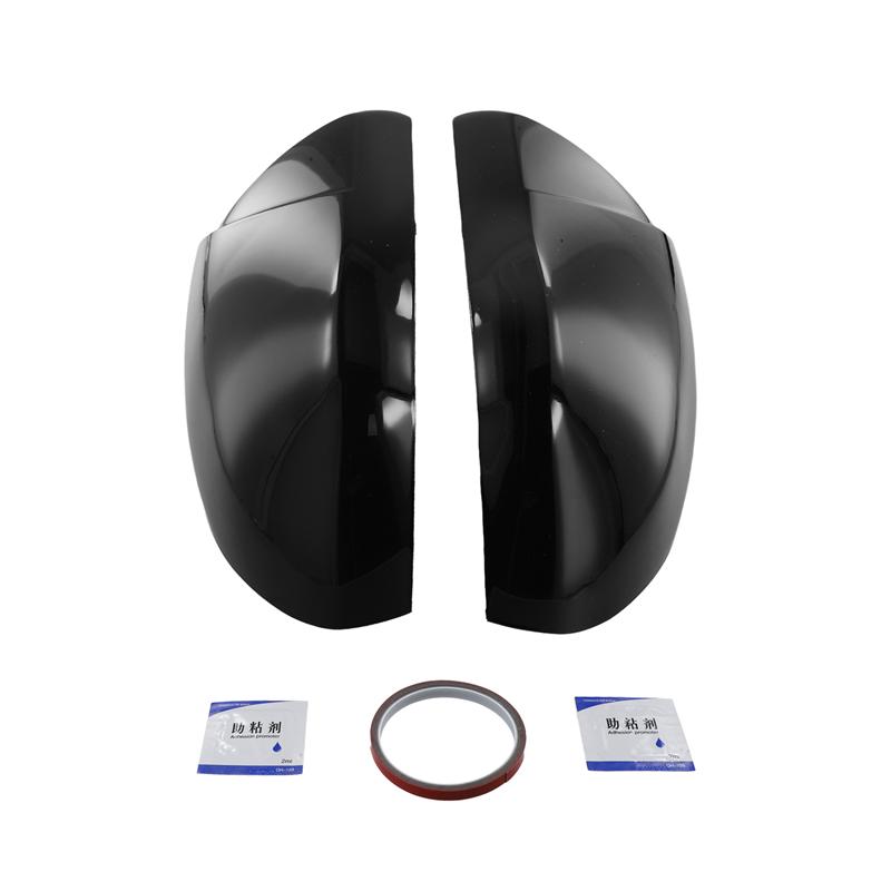 

Накладка на зеркало заднего вида автомобиля, корпус бокового зеркала для Mazda 2 3 2009-2012 Side Rear View Mirror Cover-A87Q Bright Black