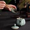 Celadon Cha He Kung Fu Holder Tea Presentation Vessel Porcelain Tea Boxes Saucer Tea Set Accessories Tea Ceremony