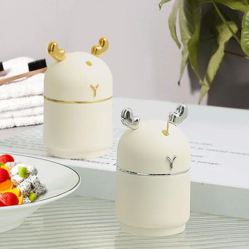 Sufragerie drăguță Tub pentru scobitoare automată Elan Cerb Cutie pentru scobitori Pop-up Dispenser pentru scobitori Container de uz casnic Borcan pentru scobitori