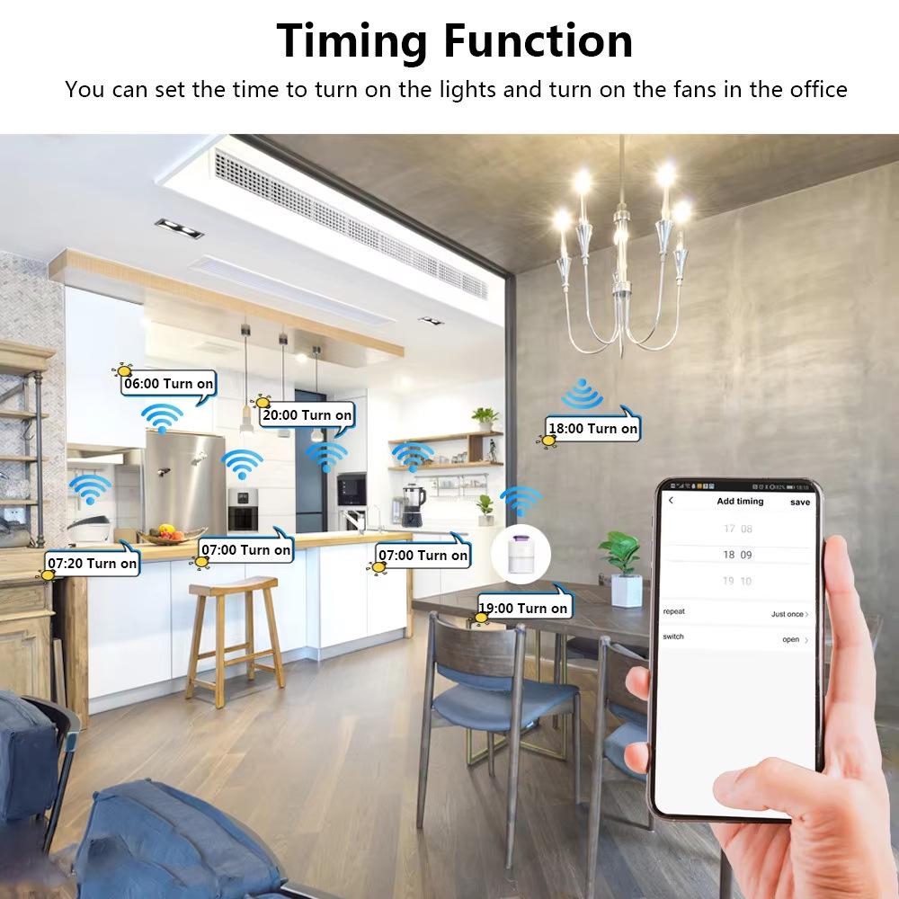 Graffiti Tuya EU Smart WiFi Touch Wall Switch with Alexa Voice Control