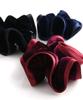 VINGTAINE Velvet Voluminous Frill Elegant and Sophisticated Hair Accessory for Scrunchie, Women's Fall/Winter, HS-130-BR