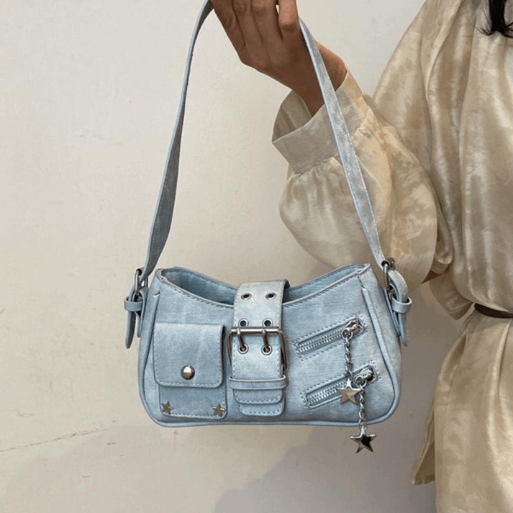 Rivet Y2K Underarm Bag Star Retro Crossbody Bag Fashion Spicy Girl Shoulder Bag  Girls