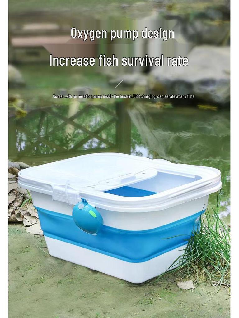 Collapsible Portable Water Bucket for Car Wash, Outdoor, Fishing, and Travel