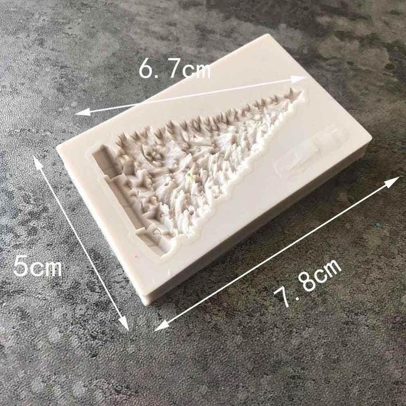 New Christmas Tree Shaped Silicone Mold Cake Decoration Fondant Biscuit Tool 3D Diy Baking