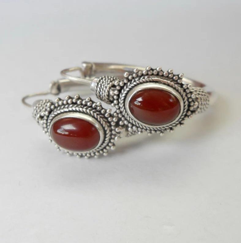 Bohemian Style European & American Turquoise Retro Earrings