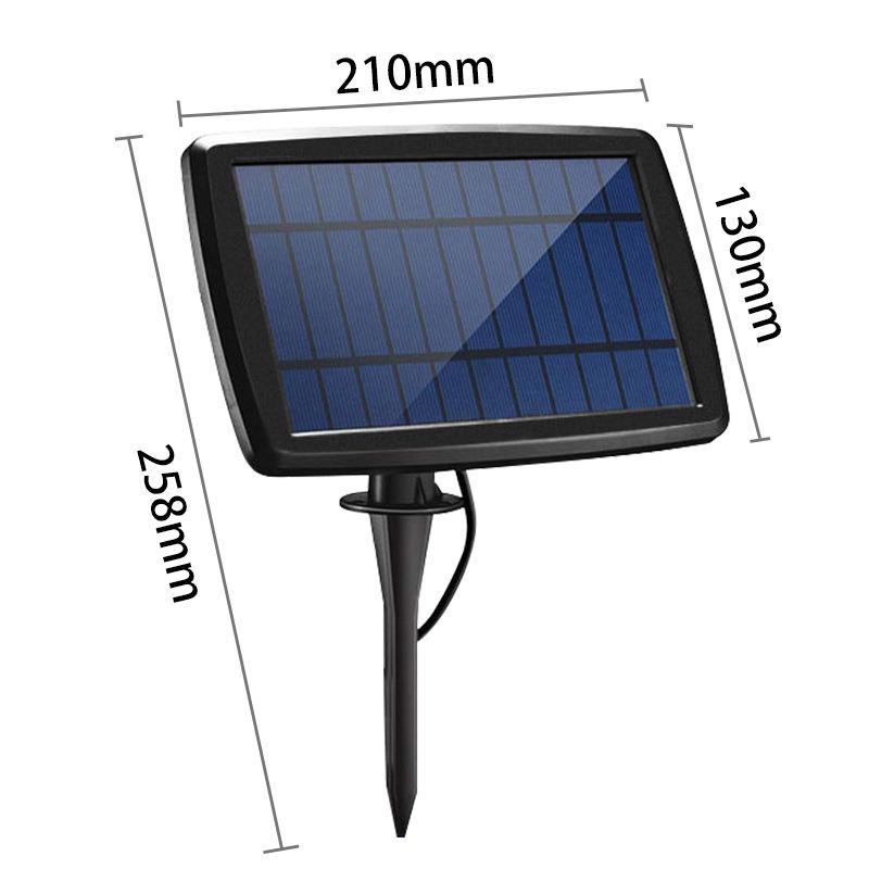 Solar S14 Outdoor LED Garden String Light - E27/E26 Bulbs for Holiday and Decorative Use