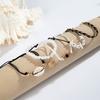 5Pcs Bohemian Shell Starfish Imitation Pearl Bracelet Set for Women Ethnic Style Multilayer Beaded Bangles Beach Party Jewelry