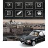 1/24 Benz W140 320SEL Toy Car Models Alloy Diecast with Sound and Light Rear Wheel Pull Back Function Vehicles Models Collect Gifts