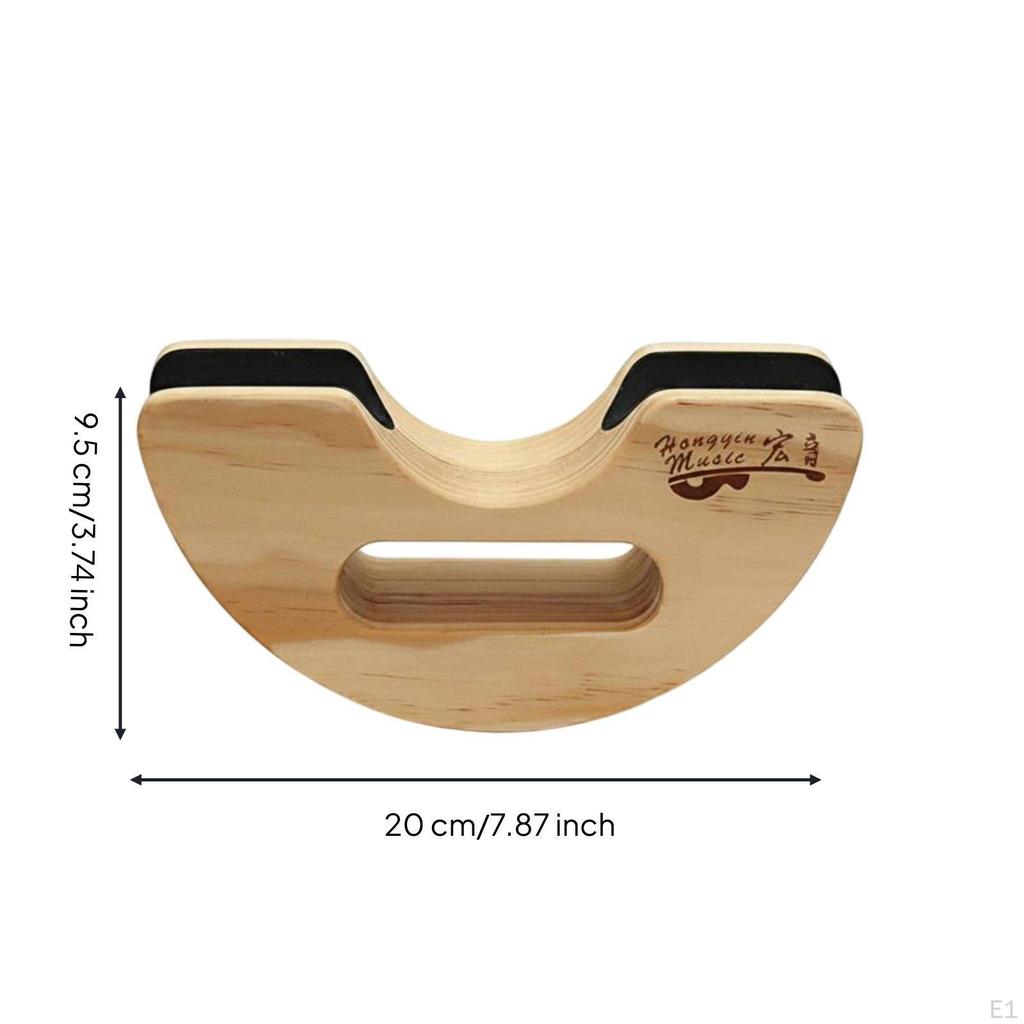Wood Guitar Neck Cradle Curved Design Semi Circle Stand Wooden Fretboard Repair Support