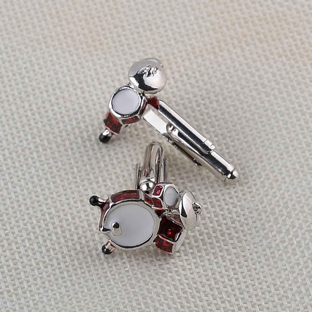 Buy 2x Fashion Novelty Rare Fancy Musical Red Drum Kit Cufflinks Gift ...