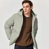 Skechers Windproof Waterproof Stain Resistant Warm Insulated Anti Static Versatile Short Hooded Down Jacket Men Outerwear L425M005-04H0