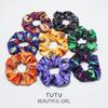 Halloween Pumpkin Skull Milk Silk Hair Scrunchies – European & American Style Hair Accessories