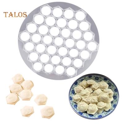 Molde para hacer raviolis, pelmeni y bolas de masa hervida de aleación de aluminio TK con 37 agujeros, herramienta de cocina para hacer tú mismo
