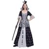 Alice Polyester Fashionable In Wonderland Chess Queen Dress With Accessories Perfect Halloween For
