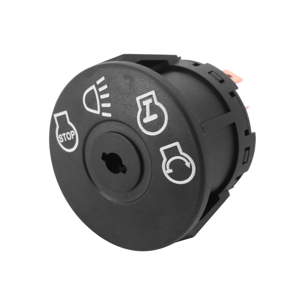Starter Ignition Switch w/Keys for John Deere L100 L105 L107 L108 L110 L111 L118 L120 L130 125 135 145 155c 190c G110 Tractor Riding Mowers - 4 Key