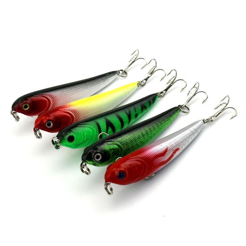 

Hengjia плавающая приманка-карандаш для верхней воды, бионический воблер, рыболовные снасти для форели, окуня, щуки