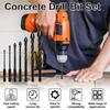 Precision Ground Cross Hex Tile Drill Bit Set 3-12mm Concrete Drill Bit  Porcelain Tile Drilling