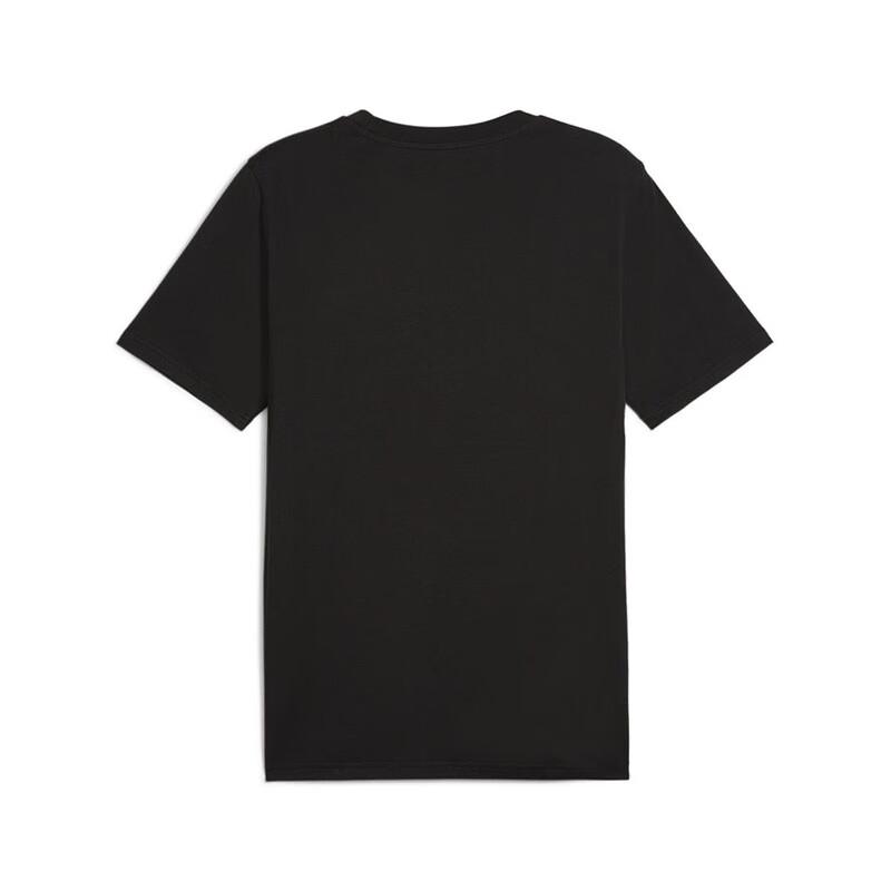 Puma Comfortable Casual Letter Print Crew Neck T-Shirt Men Tops Black 684761-01