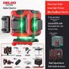 Delixi 12-Point High-Precision Green Laser Level for Outdoor Use