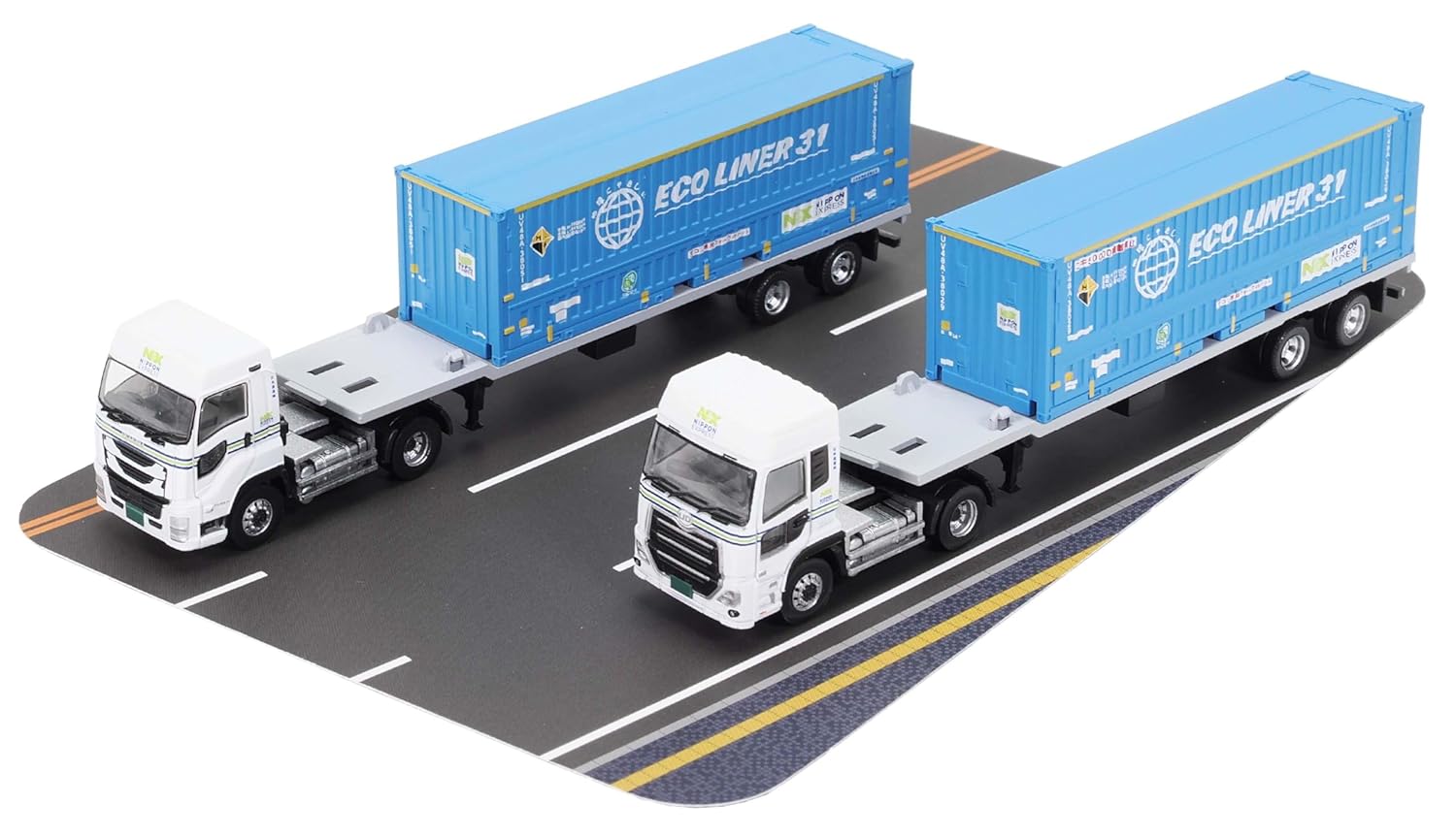 

TOMYTEC Trailer Collection Trecore NX Japan Transport 31ft Container Set 2 Units Diorama Supplies 331230