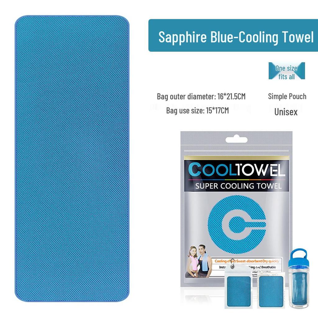 Outdoor Quick-Dry Ice-Cooling Sports Towel – Lightweight, Sweat-Wicking, Customizable Cold-Feel Towel