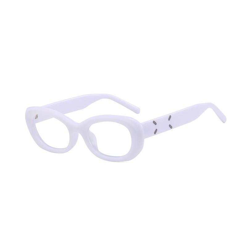 Black Lens Oval Sunglasses With Full Frame Pc Material For Uv400 Protection In 2023 Spring Season StyleH