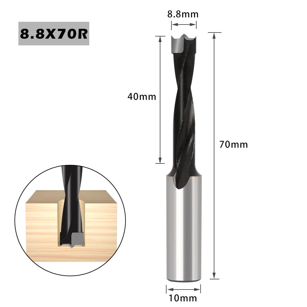 Woodworking Machinery Row Drilling Forward Reverse Alloy Woodworking Drill Bit Hole Opener 3-In-1 Hinge Tungsten Steel Drill Bit