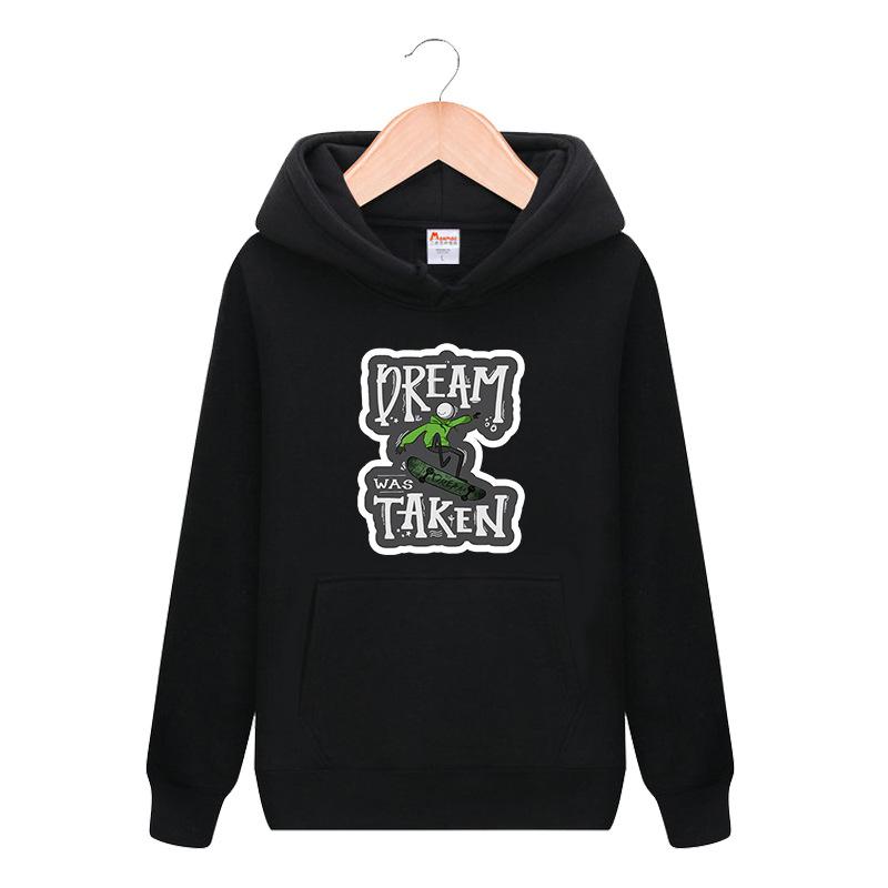 Sweater Hooded Crew Neck Long Sleeve Spring and Autumn Jacket Male and Female Students Handsome Cartoon Sweater New