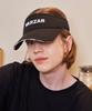 Bajal Sandwich Visor Sun Cap Black