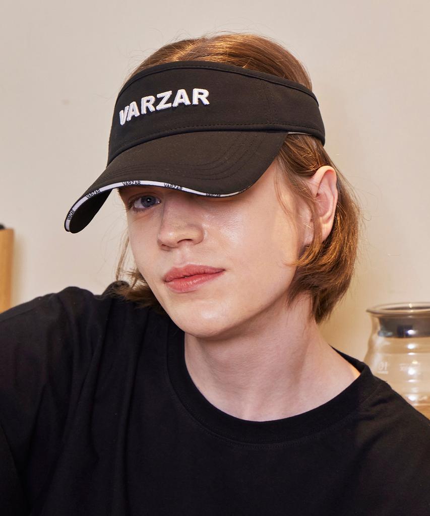 Bajal Sandwich Visor Sun Cap Black