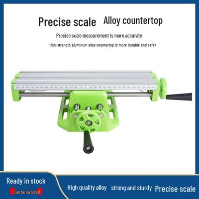 Mini Multi-Functional Cross-Slide Worktable for Drilling & Milling - Compact Bench Stand