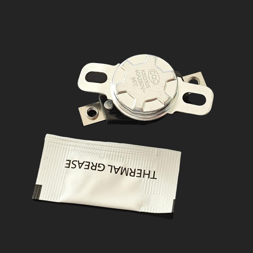 1pc 250v 40A Thermostat KSD305 Instant Water Heater Anti-Dry Temperature Control Switch 70° 85° 95° Temperature Limit Protector