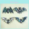 Vintage Silver Shell Bat Brooch Pendant With Animal Design For Women And Men