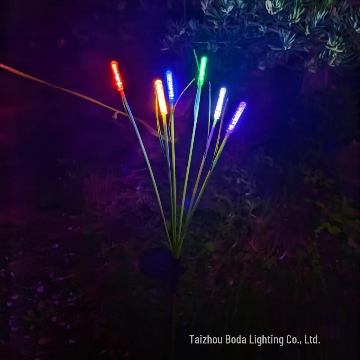 

Waterproof LED Solar Reed Lamp for Outdoor Lawn and Courtyard Decoration 6 Lights - Steady
