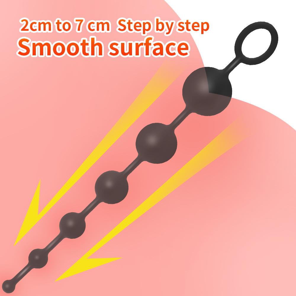 2CM-7CM Size Anal Beads Balls Butt Plug Anal Masturbator Anus Vaginal Dilators Anal Plug Sex Toys For Men Women But Plug