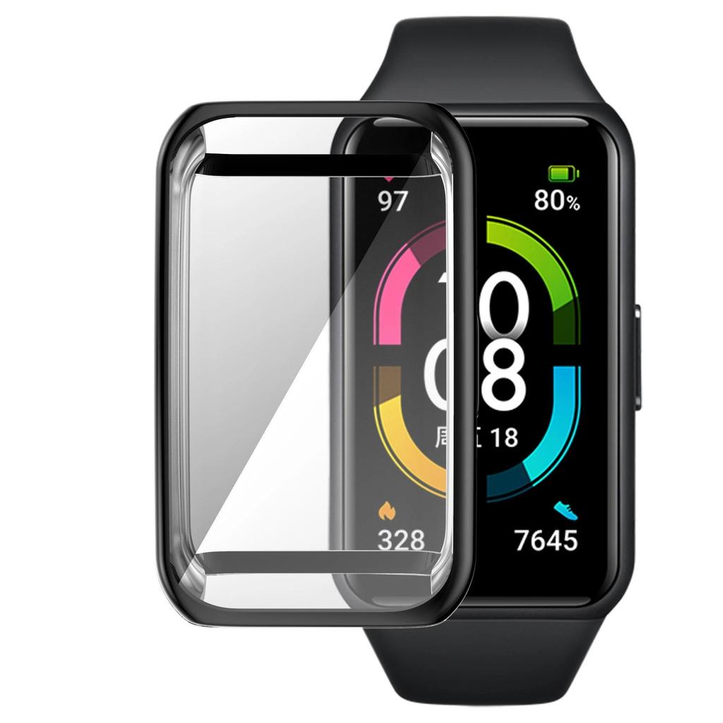 Plné ochranné pouzdro pro Huawei band 6 SmartWatch Pouzdra Kryt Šasi TPU Pro Huawei Honor Band 6 Chránič obrazovky Příslušenství