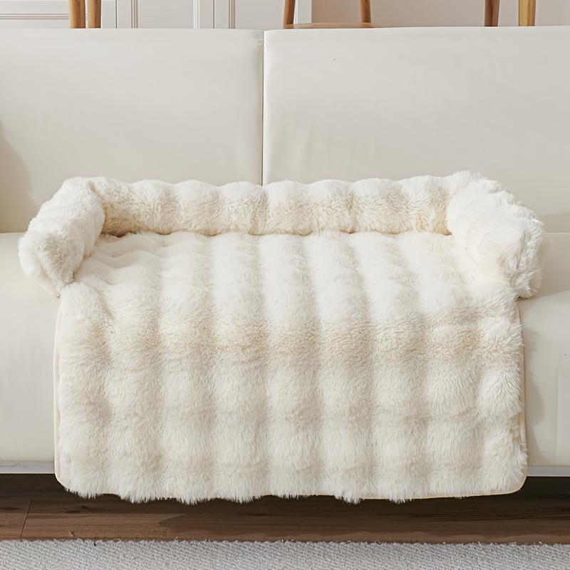 Winter Comfort Dogs Bed Imitation Rabbit Hair Pets Mat Warm Thickened Puppy Kitten Sofa Mat Anti Slip Soft Cat Nest Pet Supplies