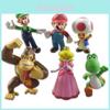 Set Jucării Figurine de Acțiune Super Mario Super Drăguțe Pentru Colecție Și Decorare În Casa Ta