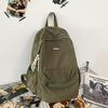 Schoolbag1011 tide brand FOG double line large capacity high street canvas backpack tide brand men's and women's high street school bag