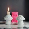 Držák na svíčku ve tvaru houby Silikonová forma DIY Cement Sádra Lití Epoxidová forma Pro Autodoplňky Forma na aromaterapii Domácí ozdoba Velkoobchod