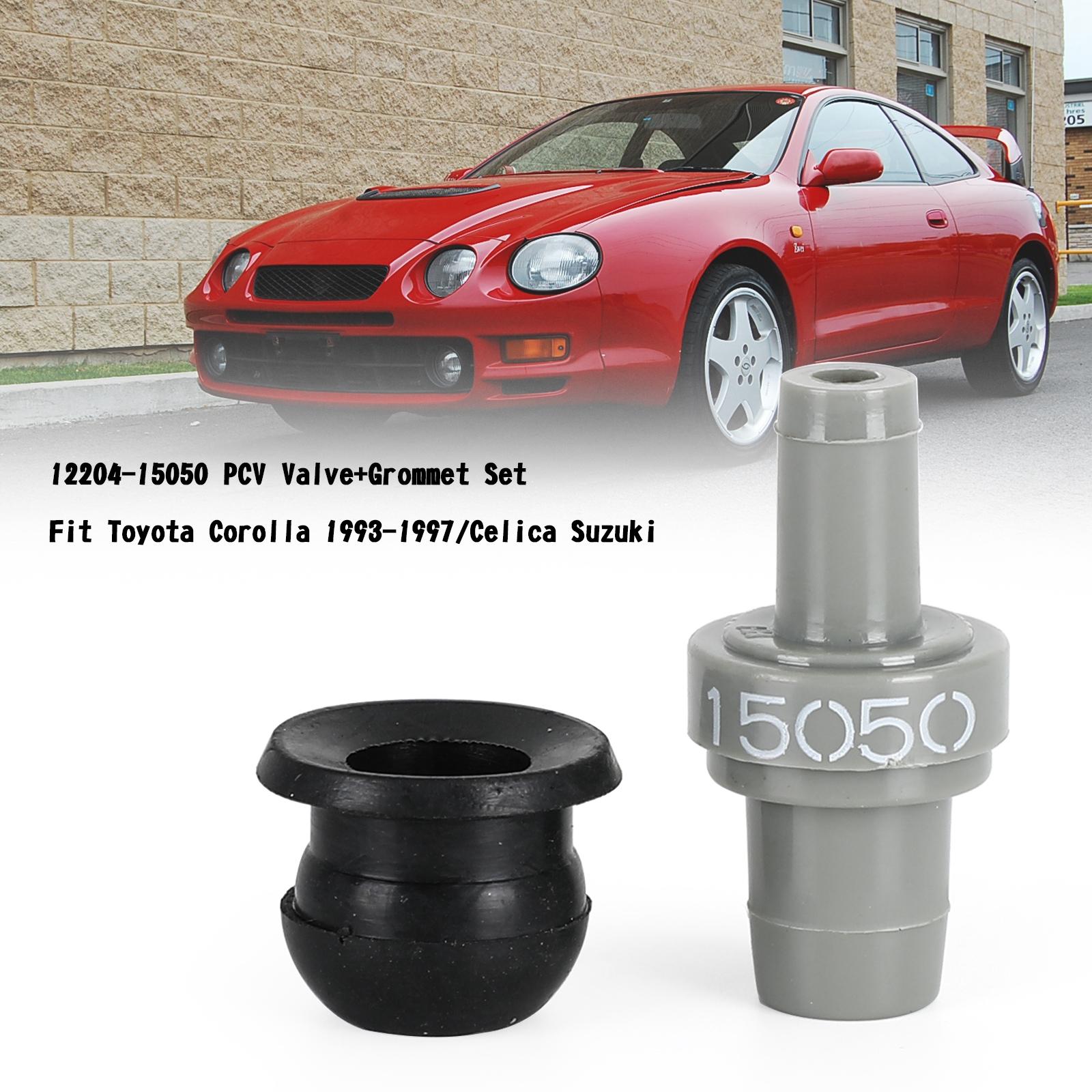 

12204-15050 PCV Valve+Grommet Set Fit Toyota Corolla 1993-1997/Celica Suzuki
