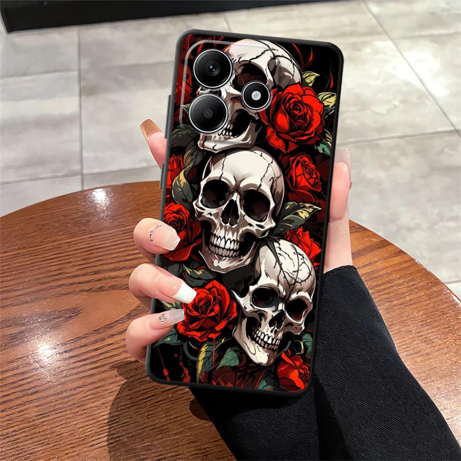 

Creative Innovation Skull Case for Xiaomi Redmi Note 11S 11 13 12 Pro Plus 10 9 8 Pro 9s 10S 12S Soft Back Phone Cover Redmi Note 12S